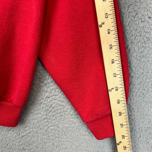 VINTAGE 90's Sailing Boat Pullover Crewneck Embroidered Sweatshirt Size XL women - Picture 7 of 9